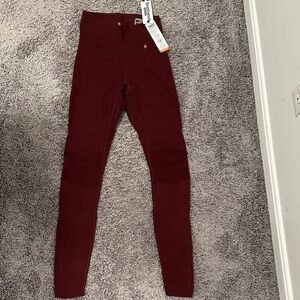 Smartwool Intraknit Women's Base Layer Leggings - Burgundy